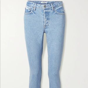 High rise skinny jeans